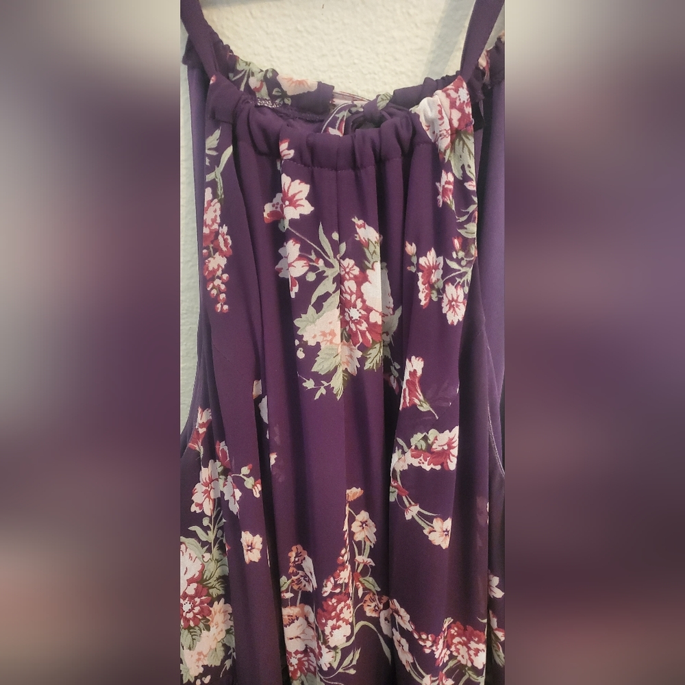 Torrid Chiffon Maxi Dress Size 2/2x - Picture 3 of 8